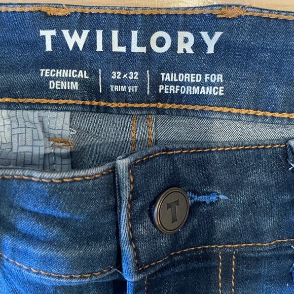 New Twillory Men's Size 32x32 Performance 5 Pocket Jeans - Picture 2 of 9